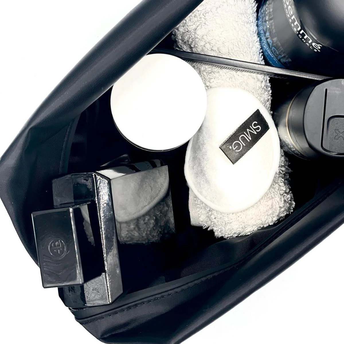 Contoured & Satin Sleep Mask Double Pack & Wash Bag Set- Various Prints - Image 4