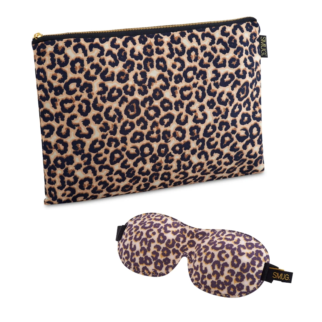 Contoured Sleep Mask & Accessories Bag Set - Various Prints - Image 6