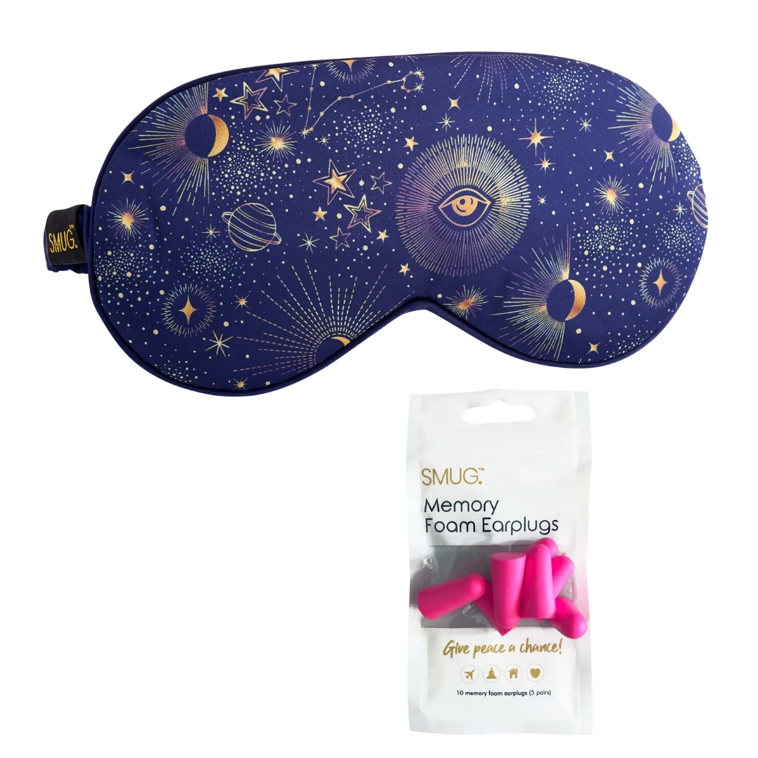 Satin Sleep Mask - Blue Celestial - Image 5