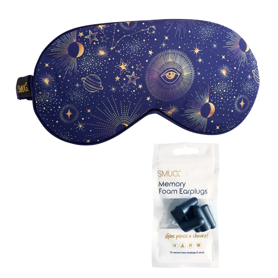 Satin Sleep Mask - Blue Celestial - Image 6