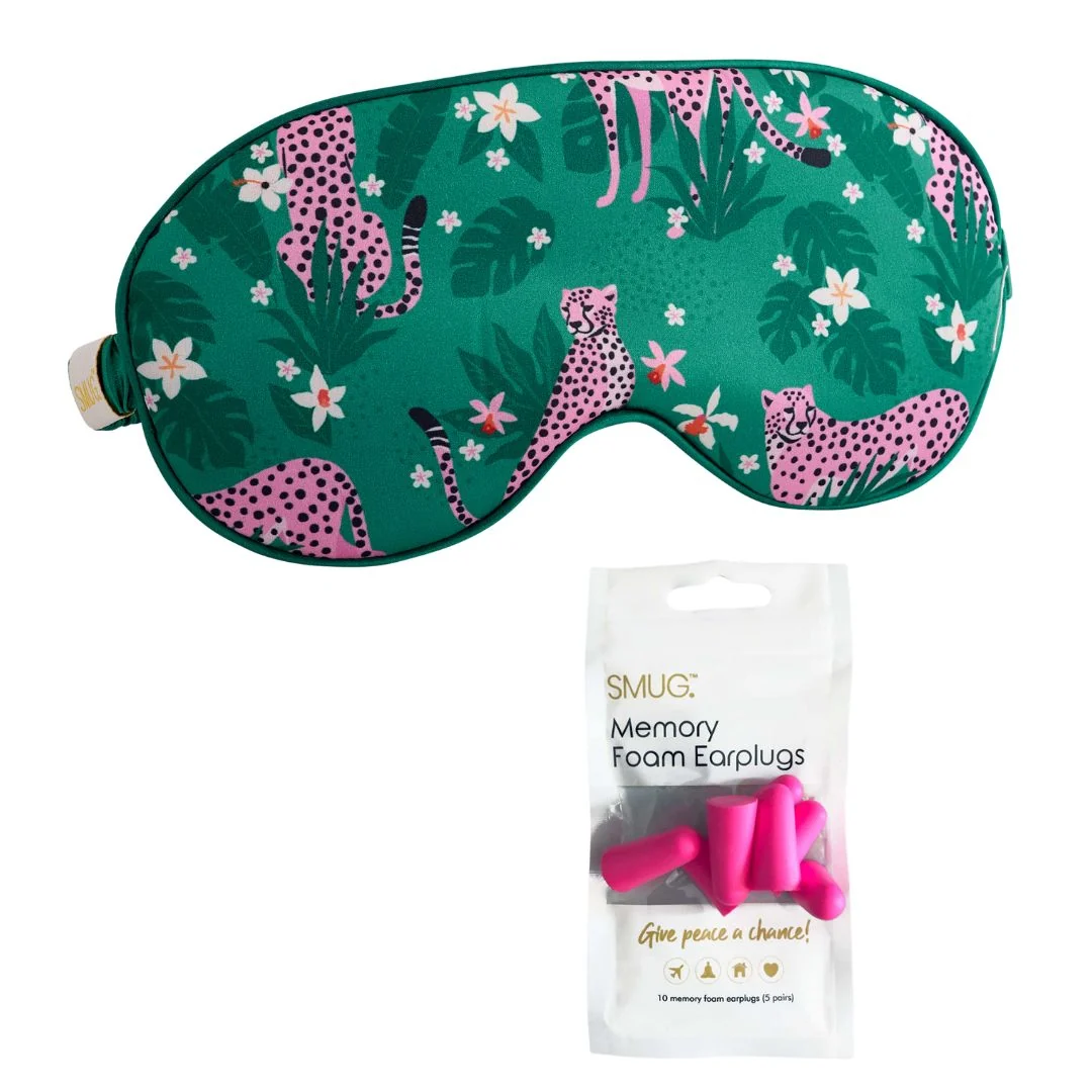 Satin Sleep Mask - Cheetah Print - Image 3