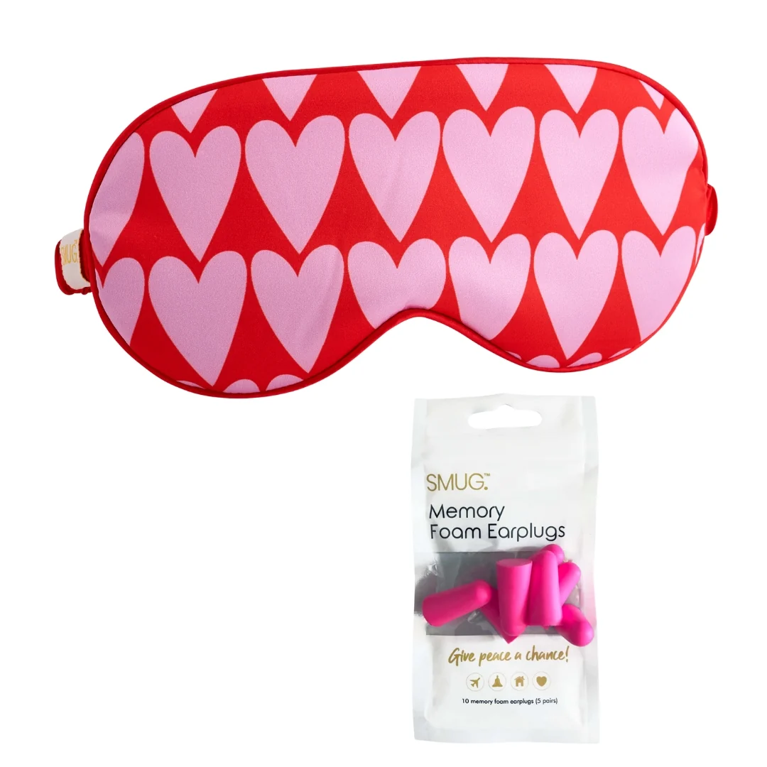 Satin Sleep Mask - Longheart Print - Image 5