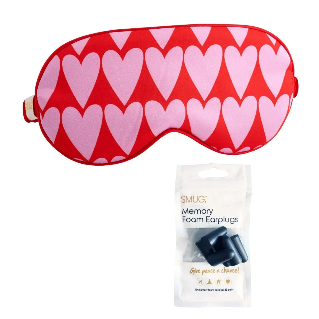 Satin Sleep Mask - Longheart Print - Image 6