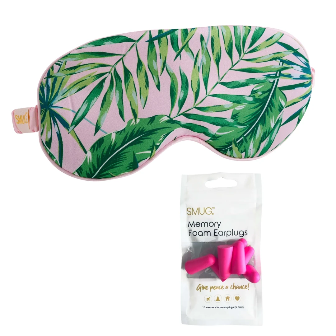 Satin Sleep Mask - Palm Print - Image 5