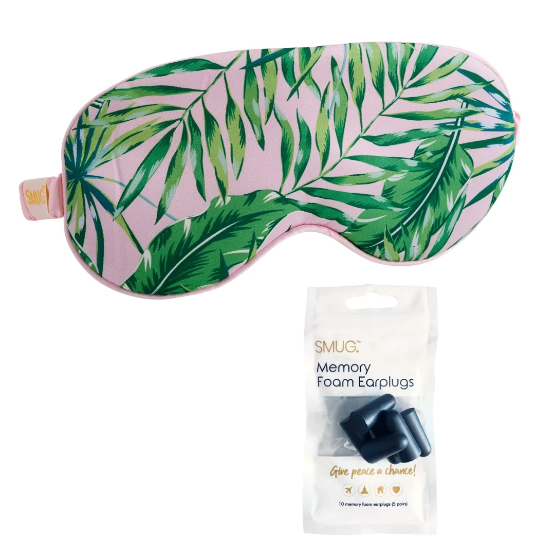 Satin Sleep Mask - Palm Print - Image 6