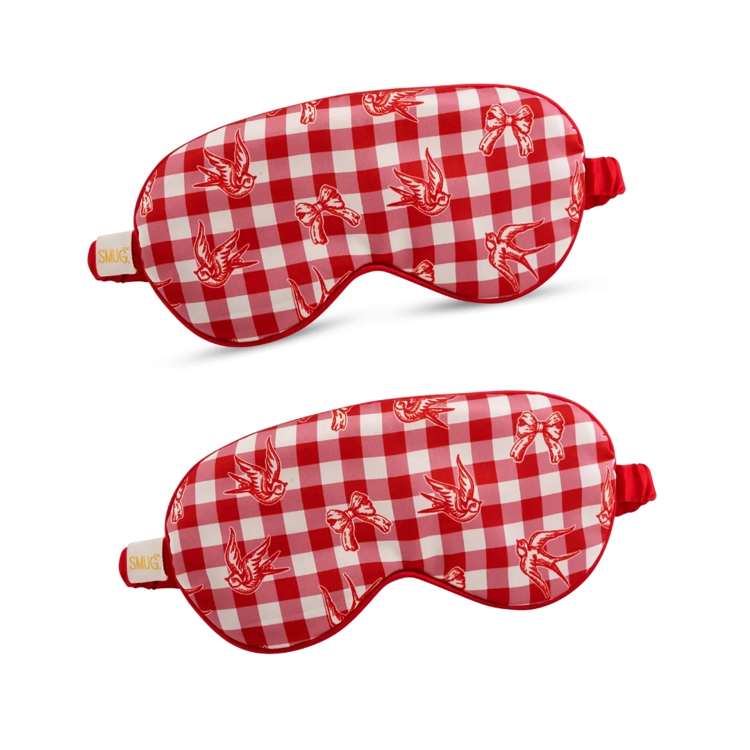 Satin Sleep Mask Twin Pack Sets - Various Designs - Image 12