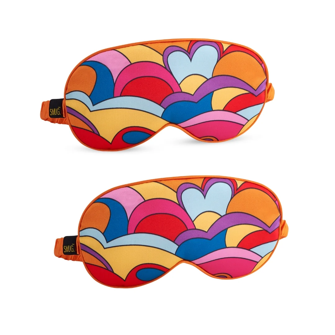 Satin Sleep Mask Twin Pack Sets - Various Designs - Image 14