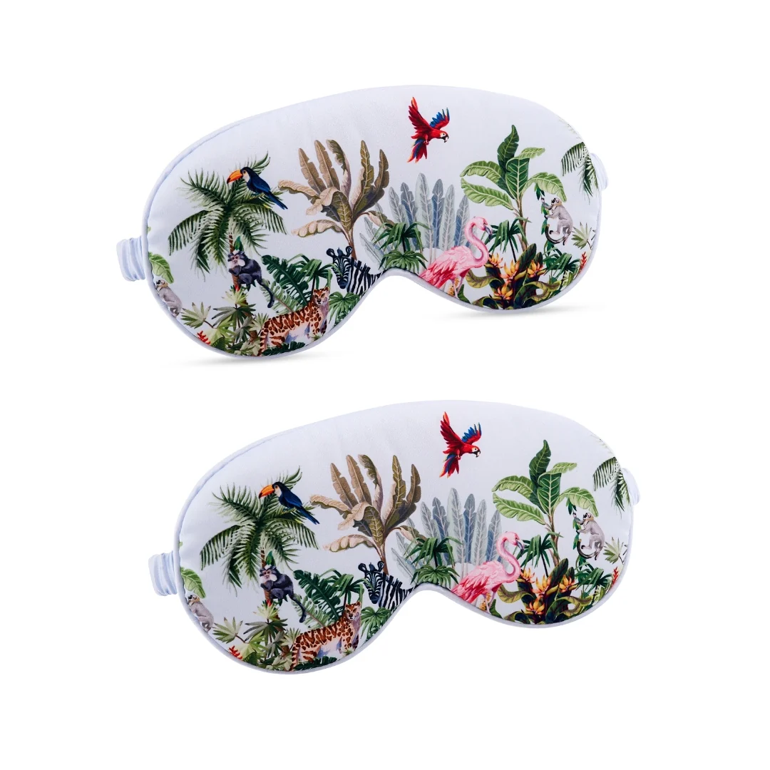 Satin Sleep Mask Twin Pack Sets - Various Designs - Image 21