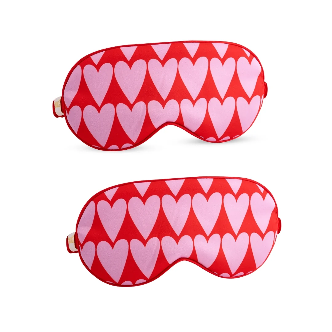 Satin Sleep Mask Twin Pack Sets - Various Designs - Image 30