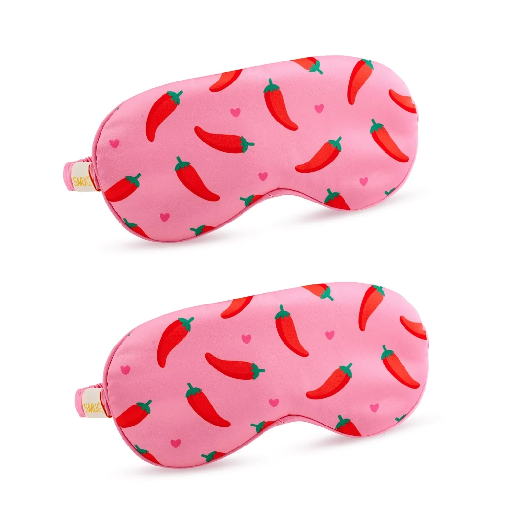 Satin Sleep Mask Twin Pack Sets - Various Designs - Image 35