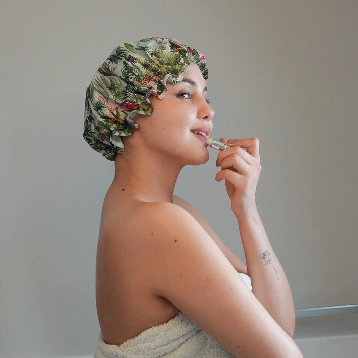 Shower Cap - Jungle Print - Image 3