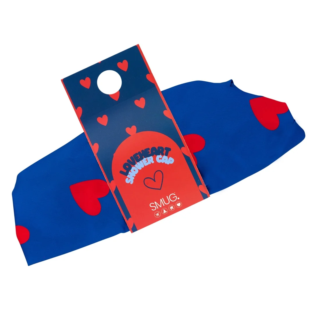 Shower Cap - Loveheart Print - Image 2