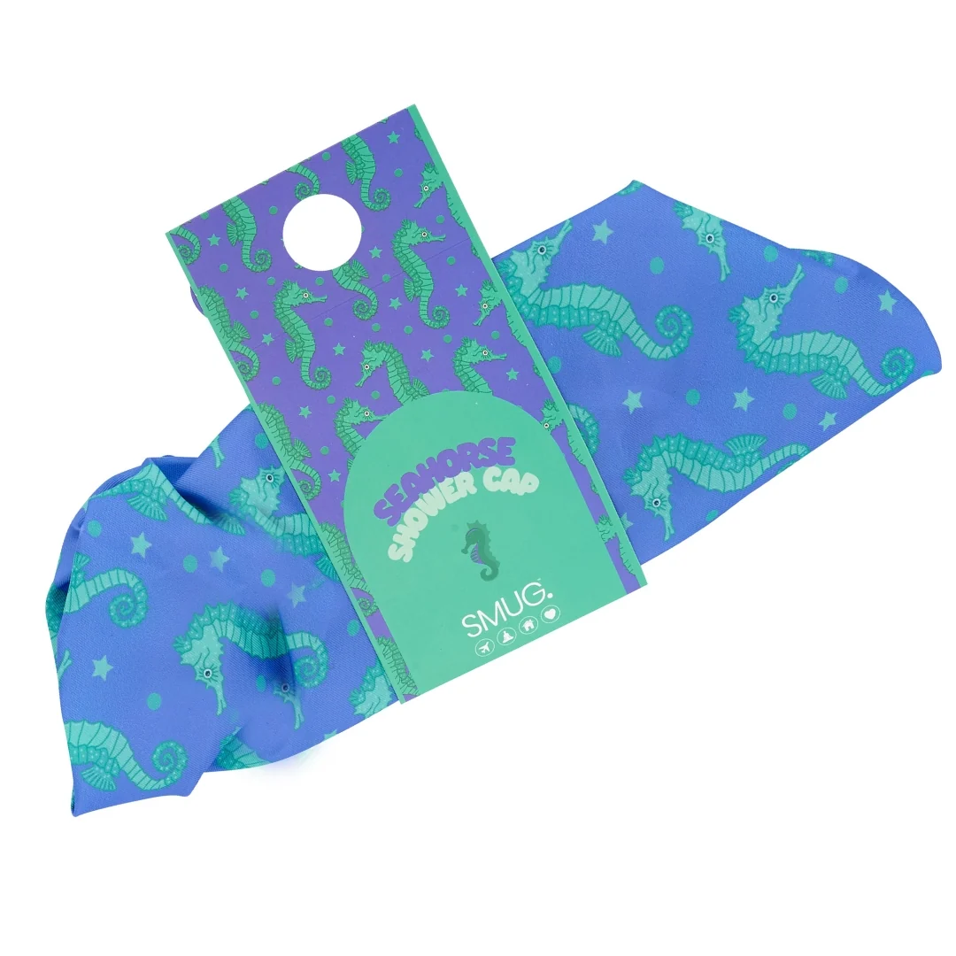 Shower Cap - Seahorse Print - Image 2