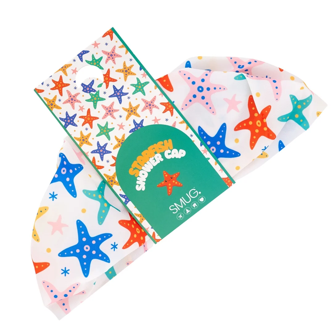 Shower Cap - Starfish Print - Image 2
