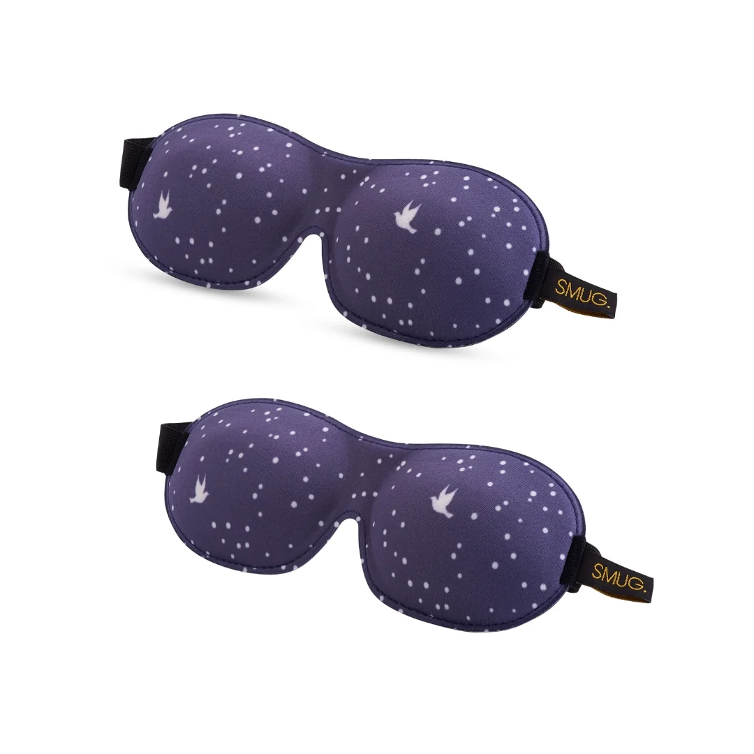 Contoured Sleep Mask Twin Pack Sets - Various Designs - Image 14