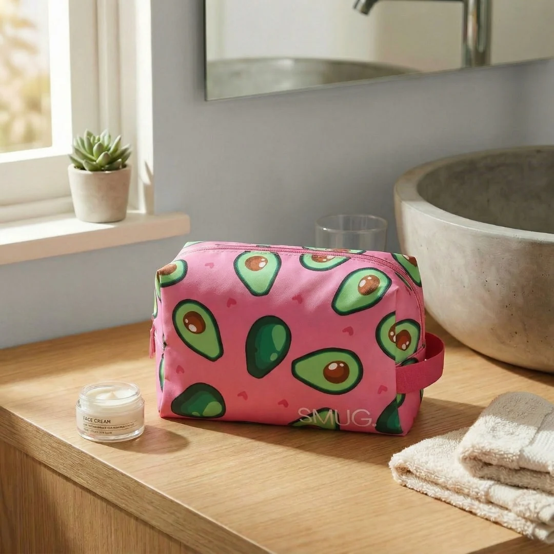 Wash Bag - Avocado Print - Image 3