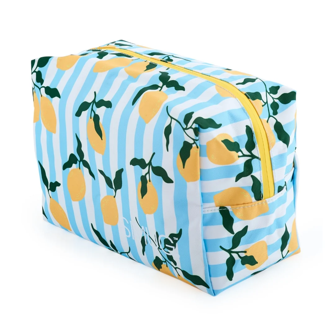 Wash Bag - Lemon Stripe - Image 2