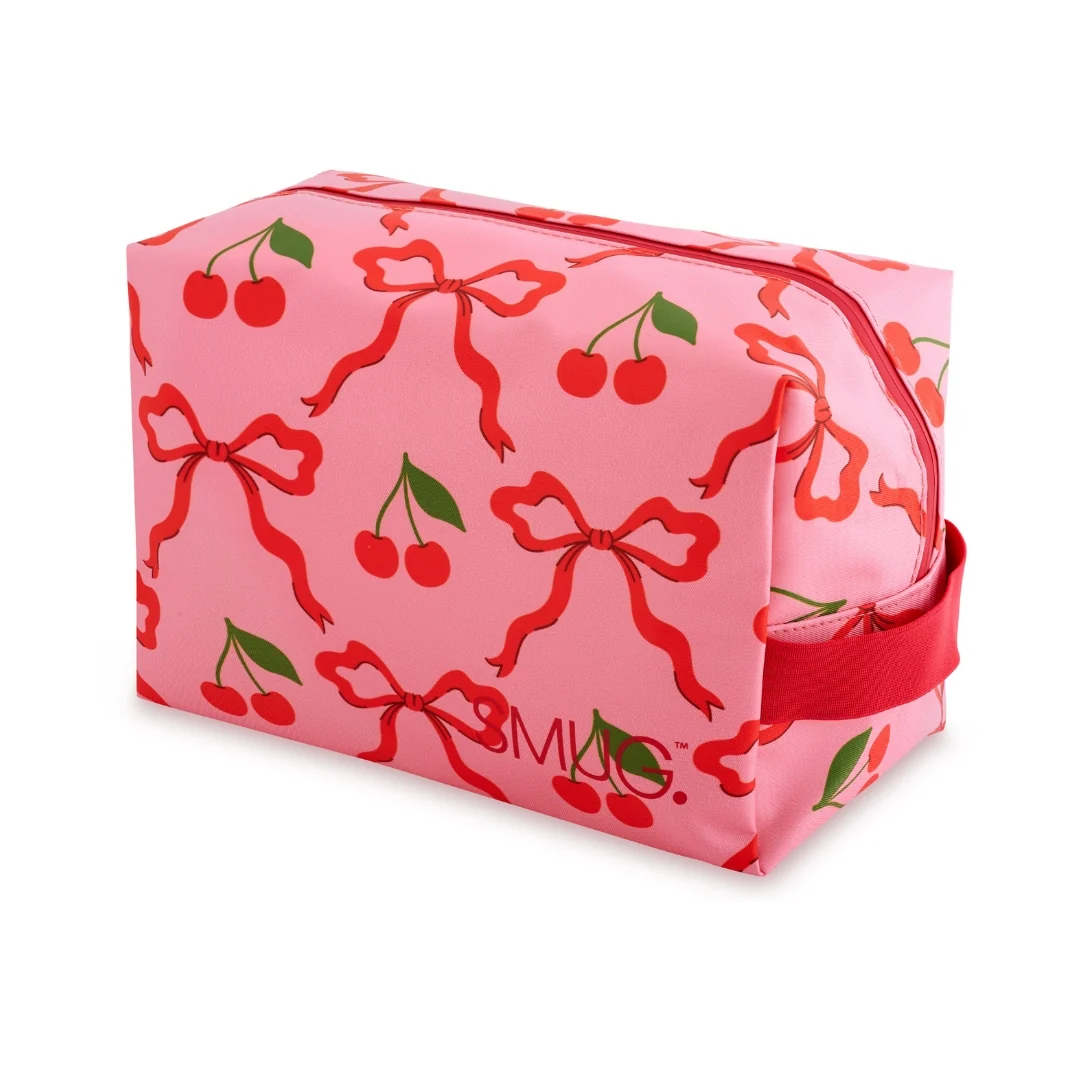 Wash Bag - Red Cherries Print - Image 2